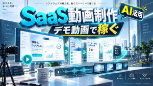 SaaSやアプリの画面収録をAIと組み合わせてプロダクトデモ動画にして副業にする方法
