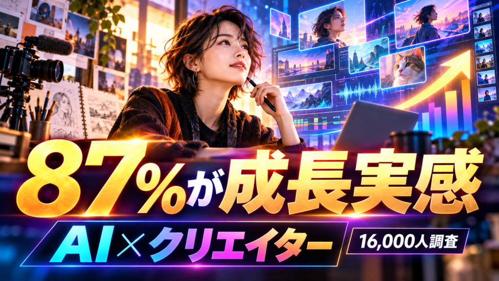 Adobeの16,000人調査から2026年のクリエイターAI活用と人間の個性の価値を考察する記事